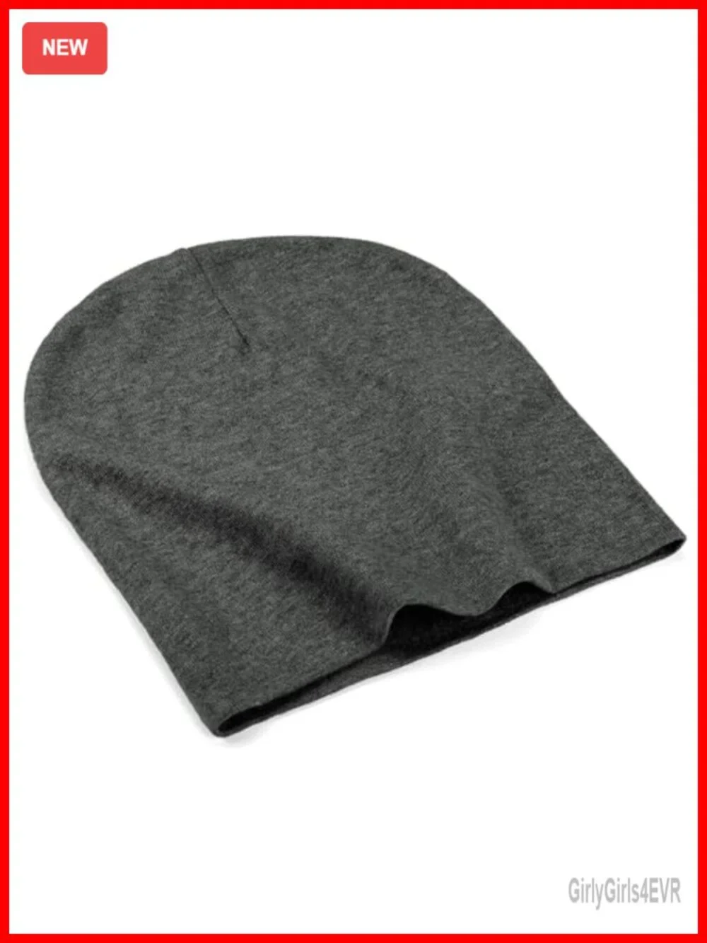 100% Cotton Beanie Unisex Slouchy Cuffed Knit Hat Lightweight Skull Cap